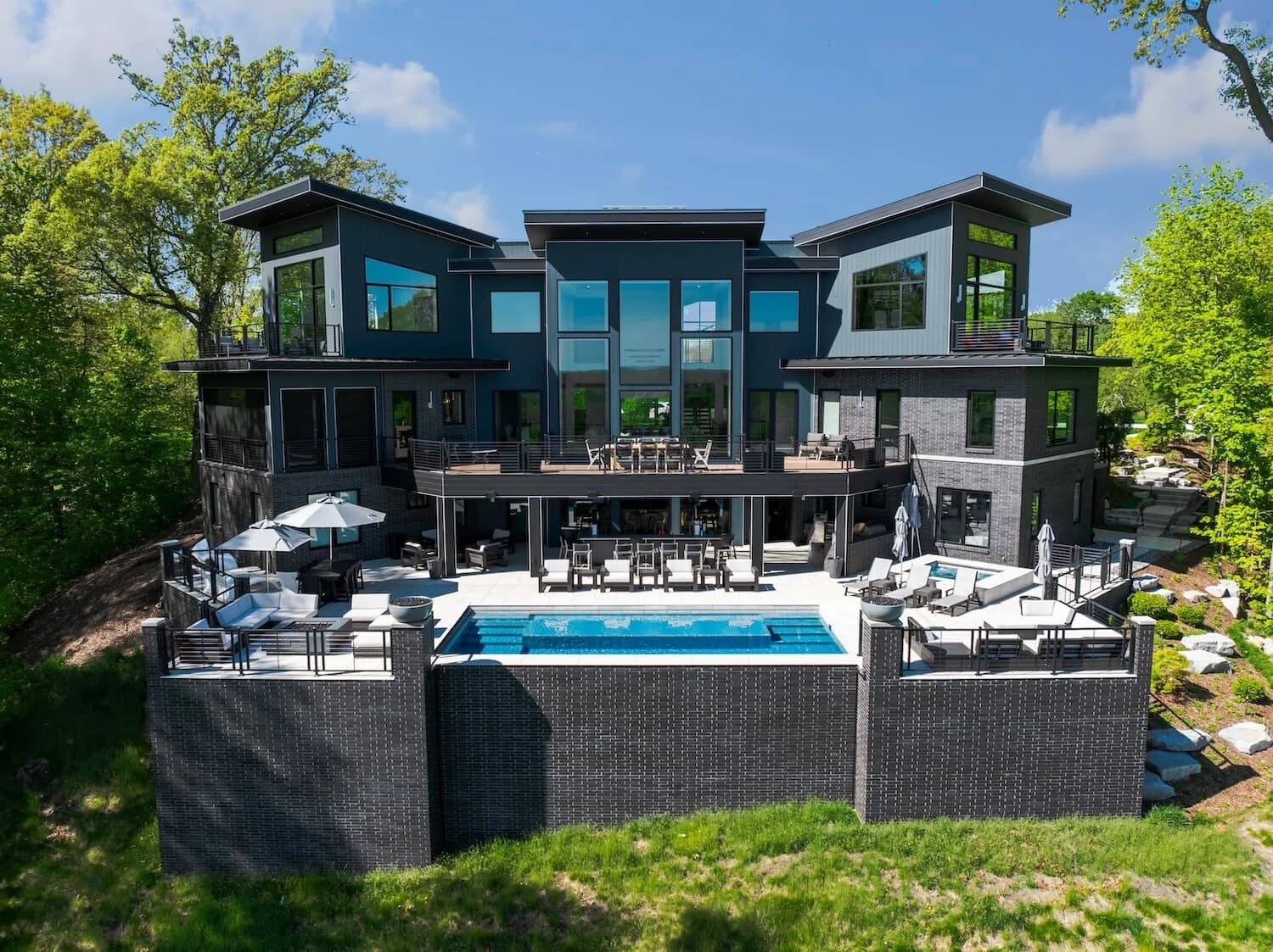 Beautiful home with clean windows